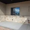 Bamberg Real Thin Stone Veneer Porch with Custom Lighter Tones