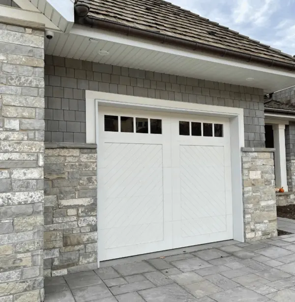 Big Horn Natural Stone Veneer Garage