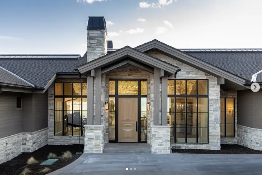 Big Horn Real Thin Veneer Front Entrance