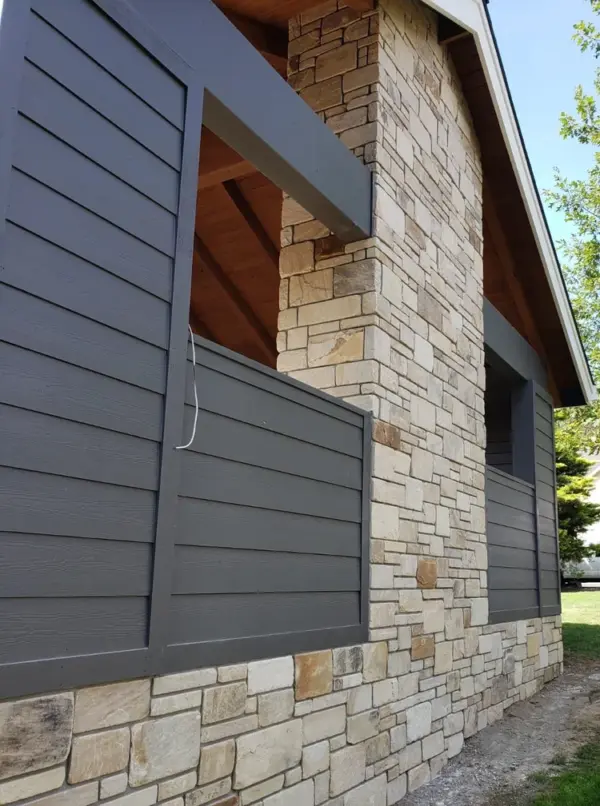 Castine Natural Thin Stone Veneer Outdoor Living