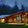 Cold Spring Natural Thin Stone Veneer Patio Fireplace