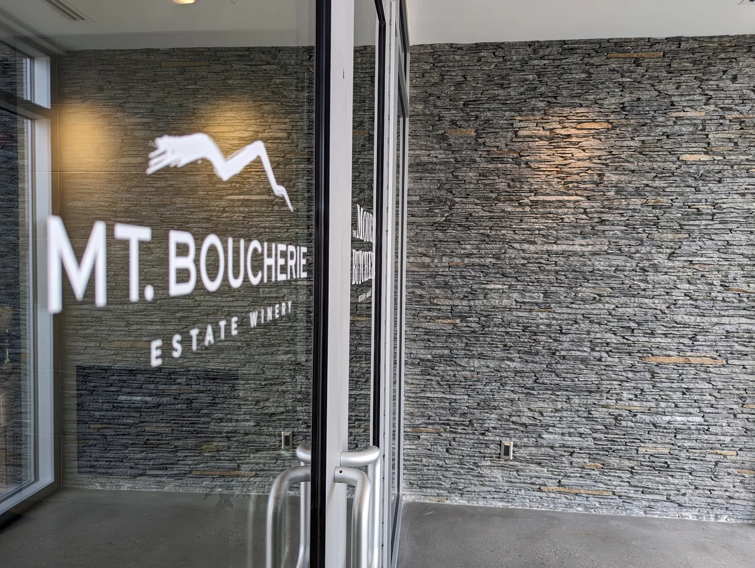 Cold Spring Real Thin Stone Veneer Drystack Commercial Front Entrance