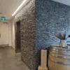 Cold Spring Real Thin Stone Veneer Drystack Commercial Interior Elevator