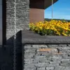 Cold Spring Real Thin Stone Veneer Drystack Exterior and Landscape
