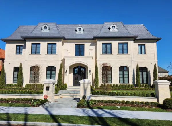 Custom Buff Snowcap Real Thin Stone Veneer Exterior