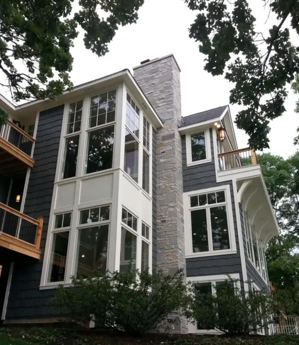 Florence Real Thin Stone Veneer Chimney
