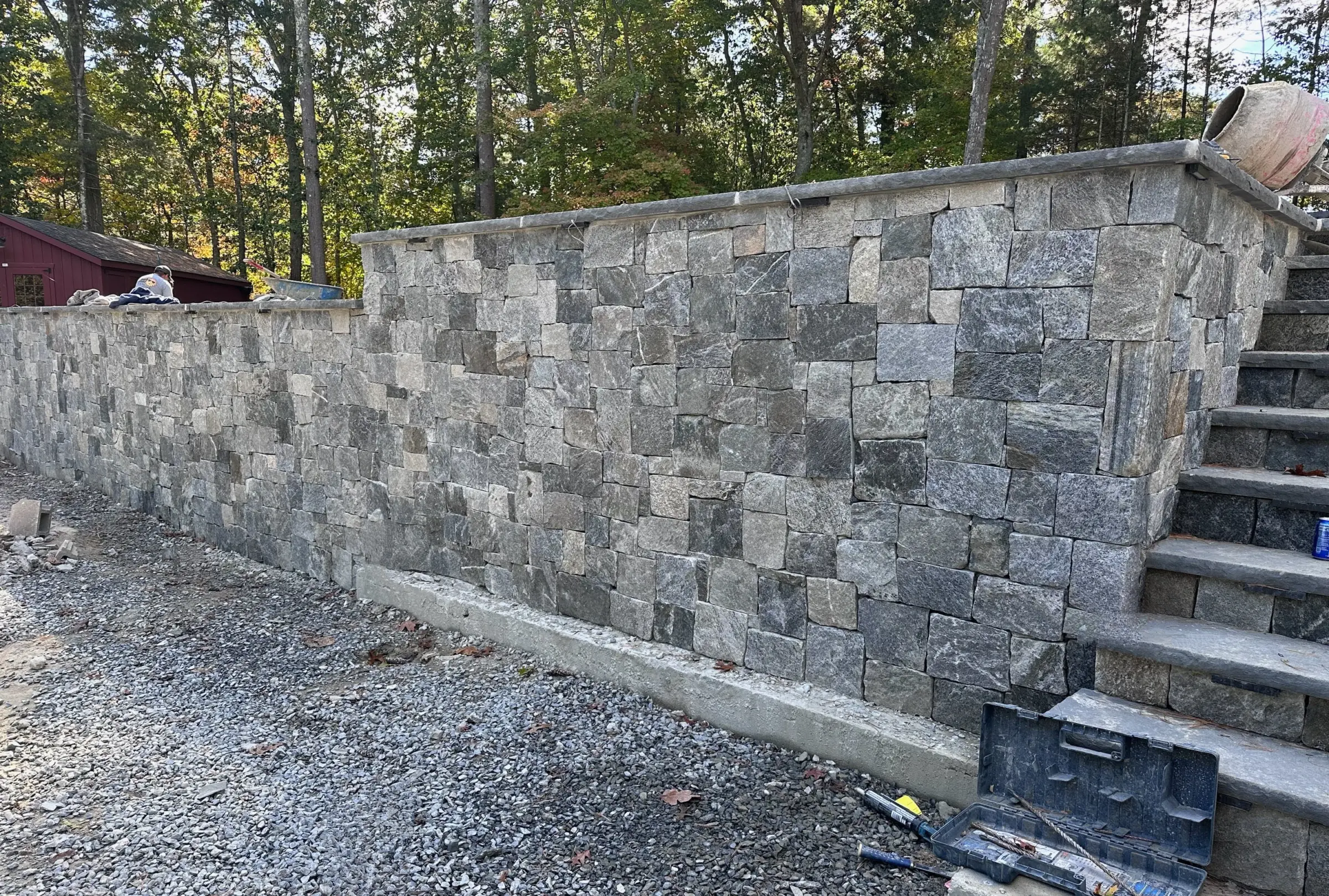 Gallatin Real Stone Veneer Outdoor Living Custom Color