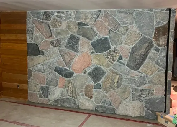Grand Rapids Real Stone Veneer Interior Wall