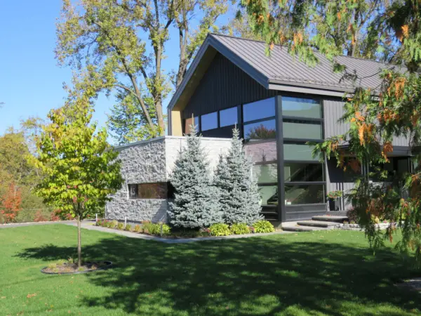 Larchmont Real Thin Stone Veneer Modern Exterior