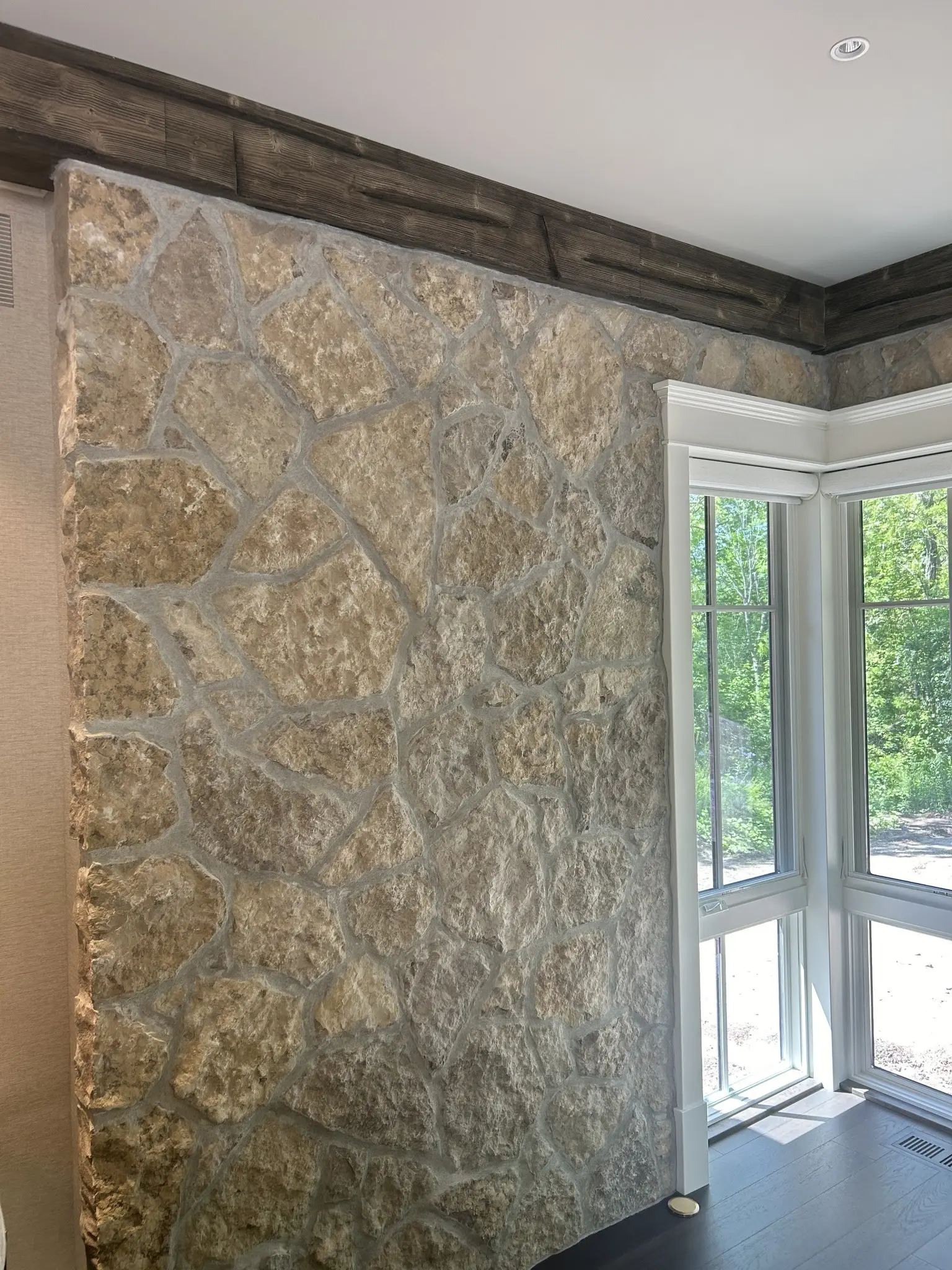 Lucca Real Thin Stone Veneer Interior Wall