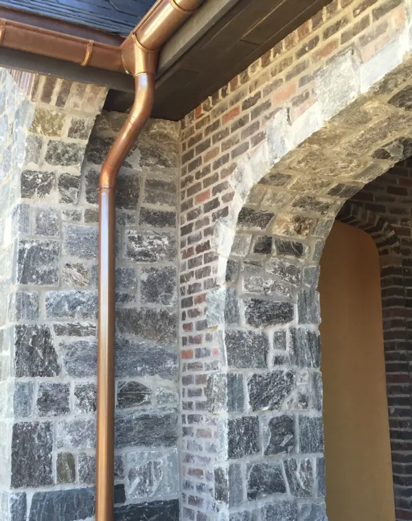 Monroe Natural Thin Stone Veneer Exterior Close Up