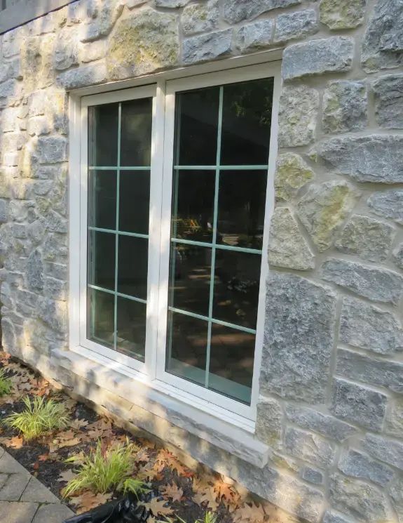 Nottingham Real Stone Veneer Exterior Close Up