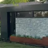 Nottingham Real Stone Veneer Modern Exterior Close Up
