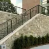 Reedley Natural Thin Stone Veneer Commercial Stairs