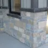 Tumbled Jacksonport Real Stone Veneer with Custom Colors Wainscoting Corner