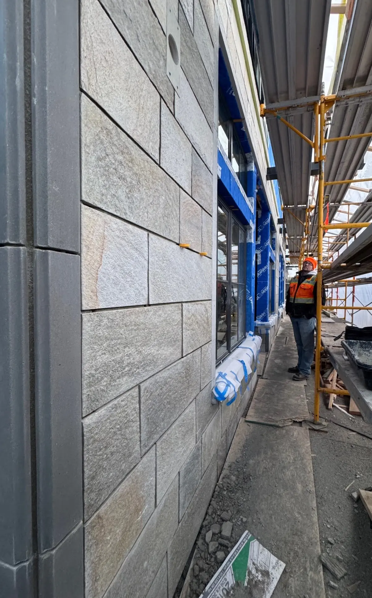 Versailles Real Stone Veneer Custom All 10 Inch Installation