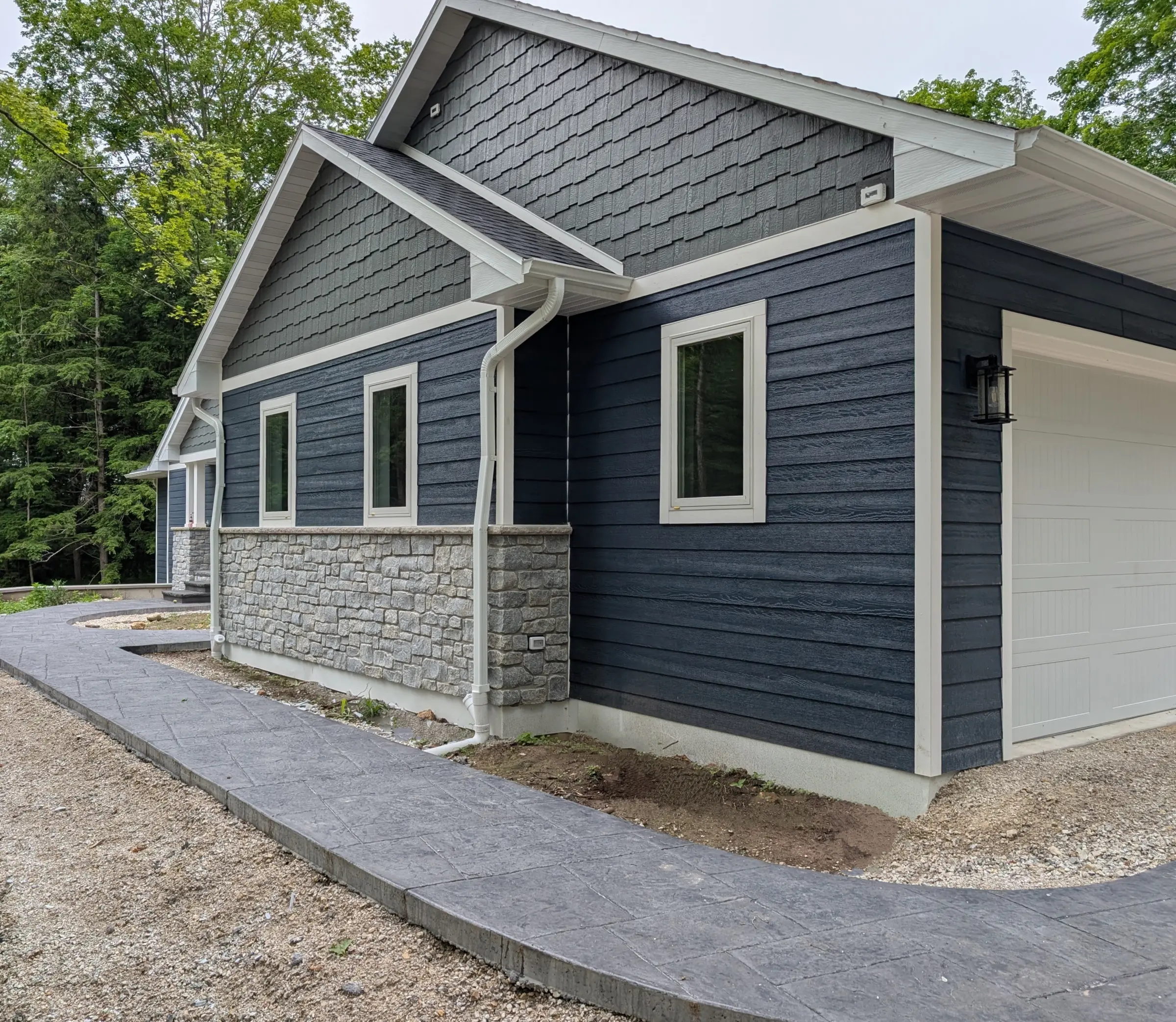 Duluth Real Thin Stone Veneer Exterior Wainscoting