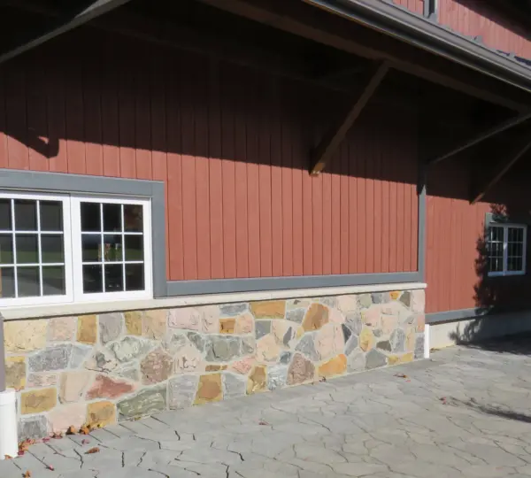 Grand Rapids Custom Color Natural Thin Stone Veneer Wainscoting