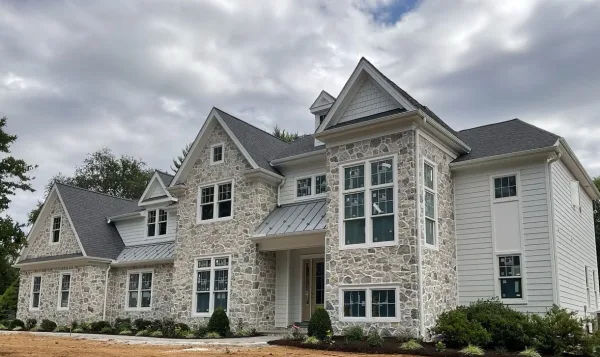 Cana Island Natural Stone Veneer Custom Blend Exterior Siding