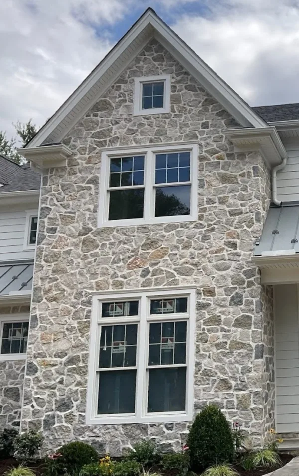 Cana Island Real Stone Veneer Custom Blend Exterior Accent Wall
