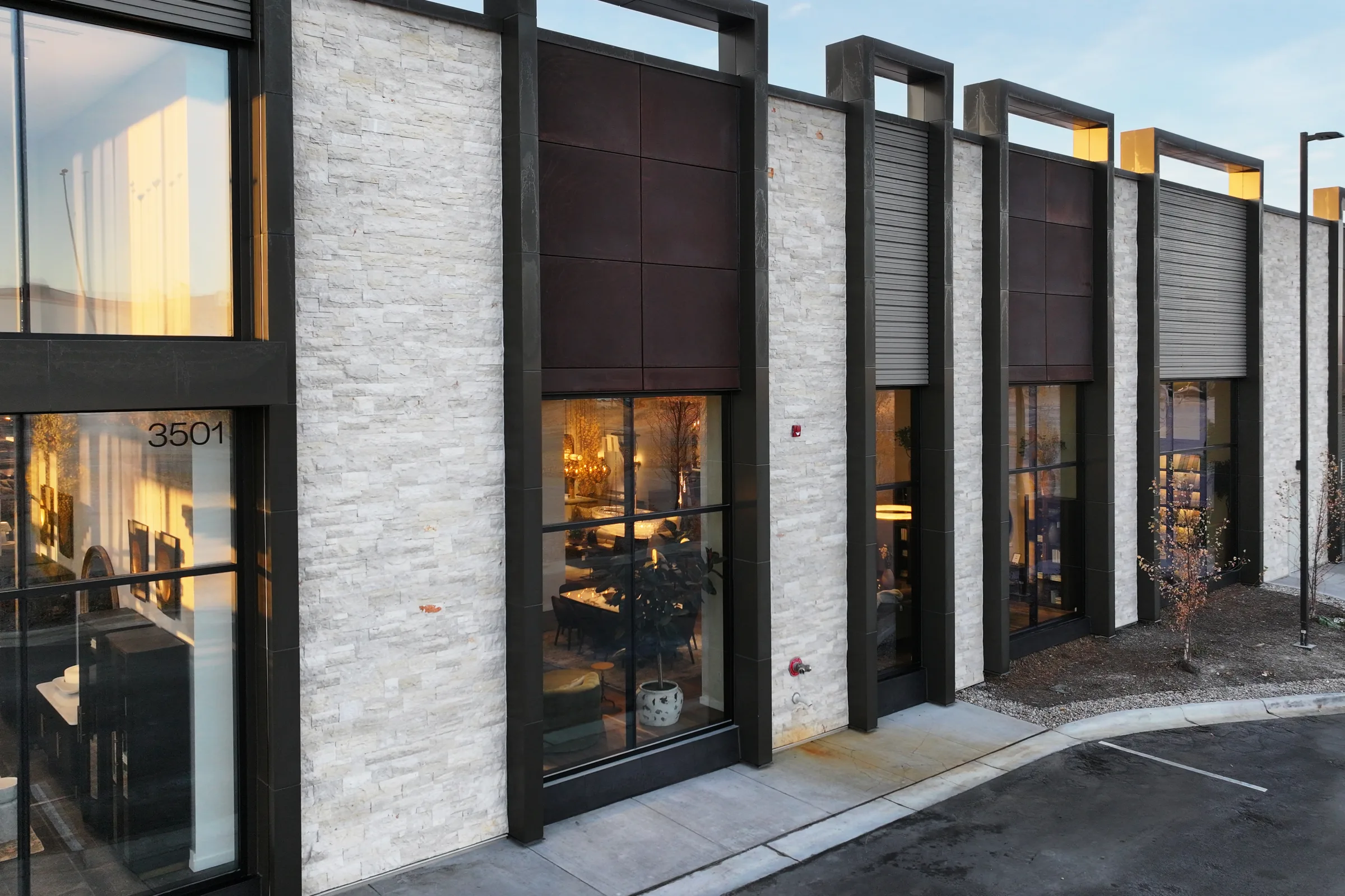 Commercial Exterior Nob Hill Real Thin Stone Veneer