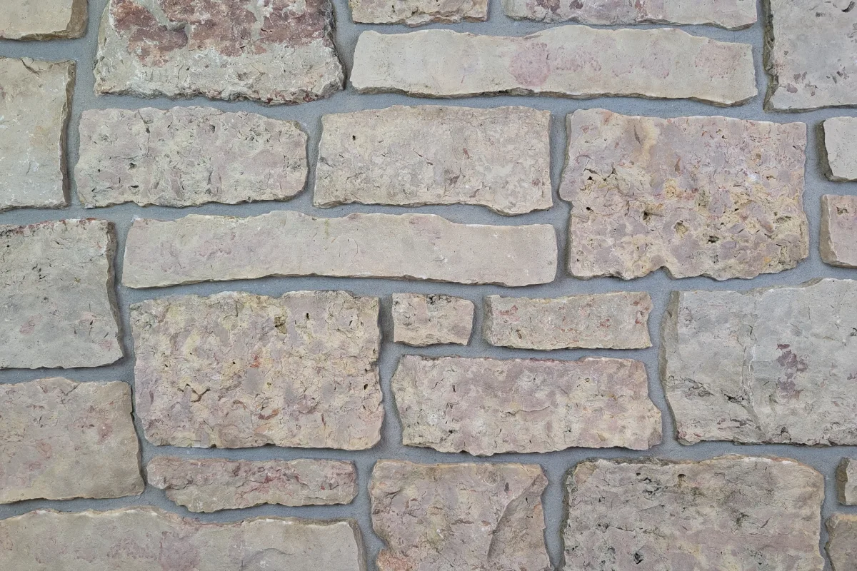 Door County Cherry Real Thin Stone Veneer