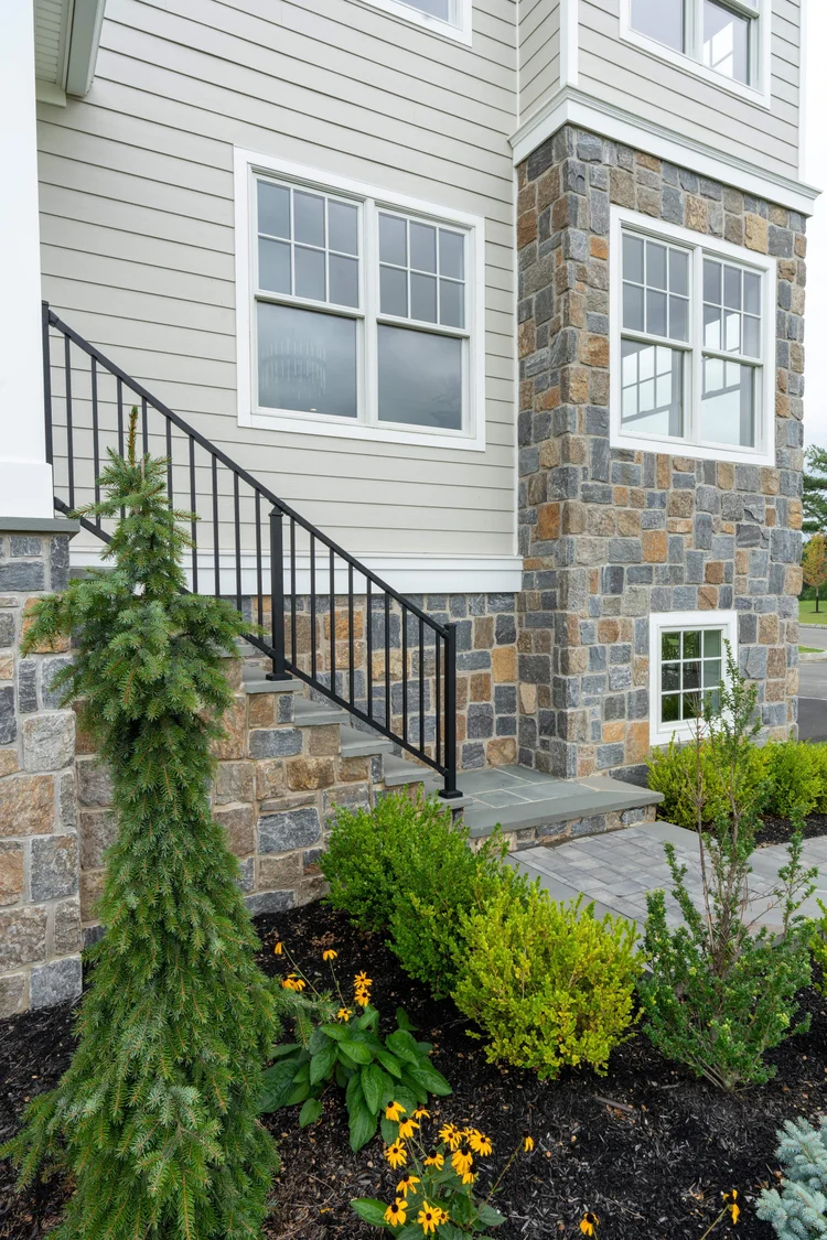 Jamestown Natural Thin Stone Veneer Exterior Close Up