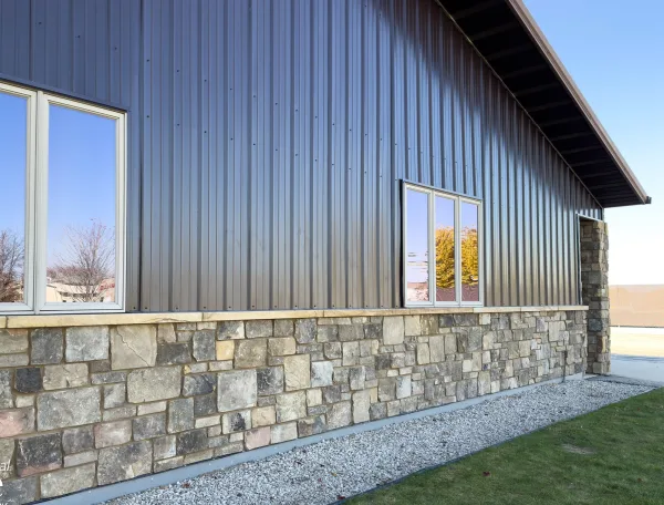 Ketchum Natural Thin Stone Veneer Exterior Wainscoting