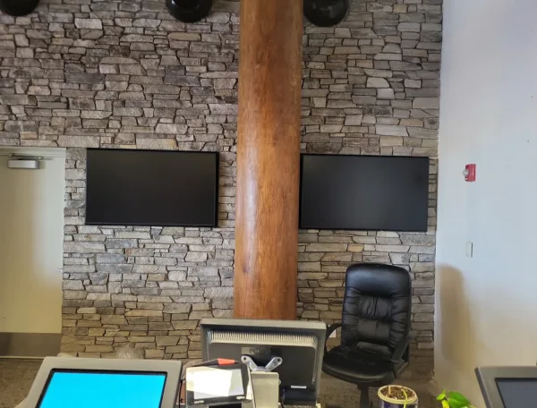 Ottawa Natural Thin Stone Veneer Commercial Interior