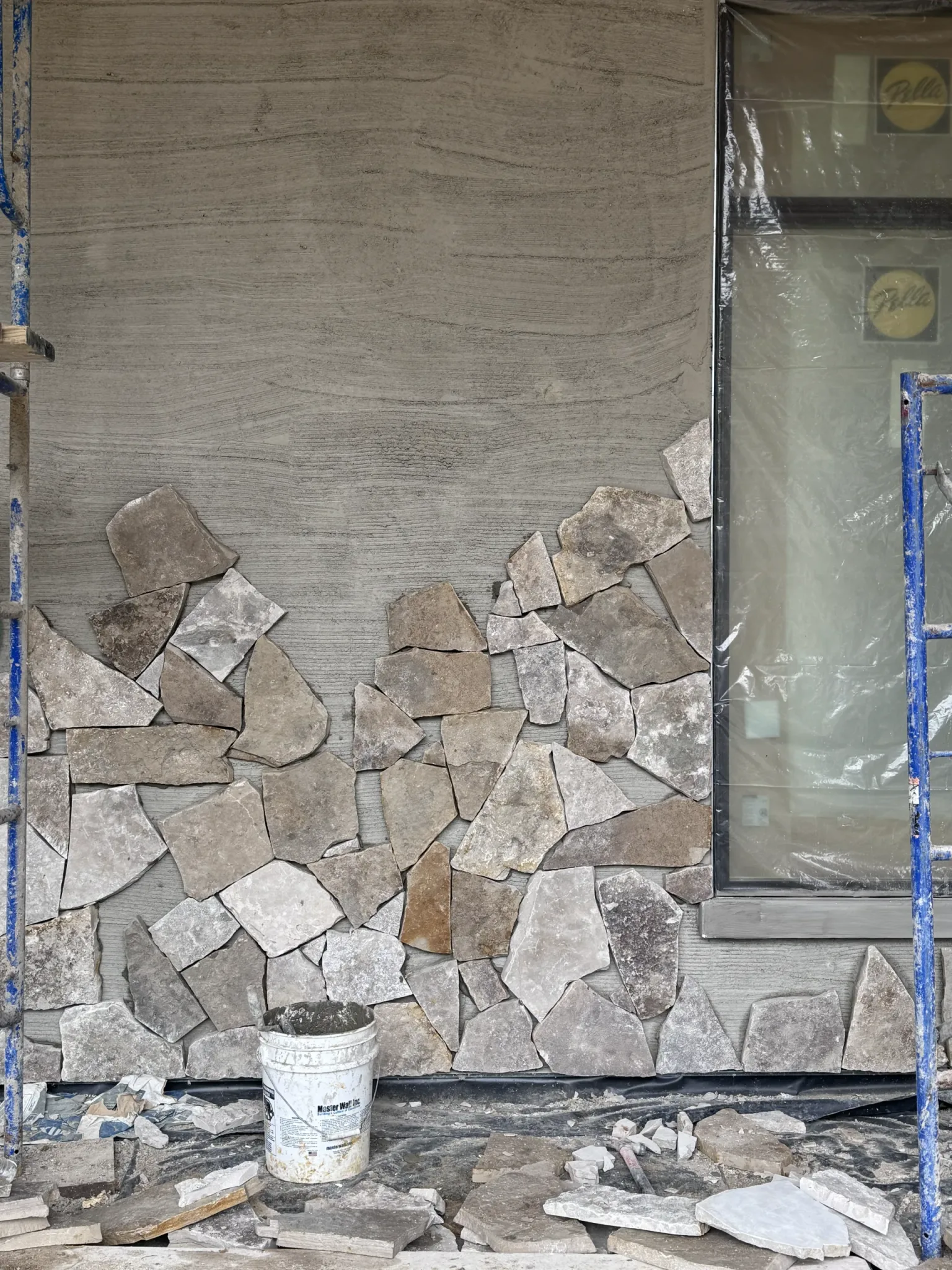 Lewes Mosaic Real Stone Veneer Installation