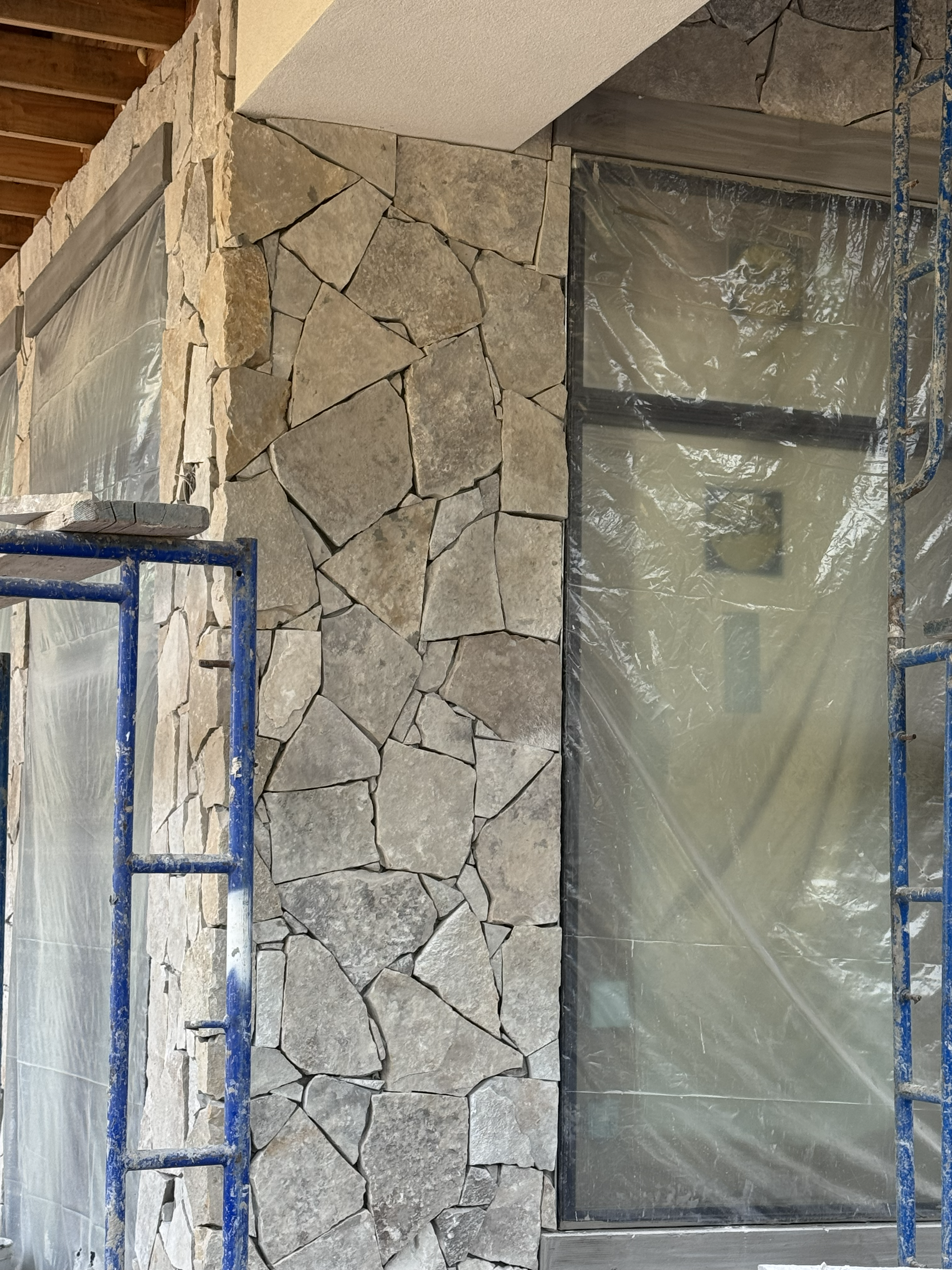 Lewes Mosaic Stone Veneer Installation