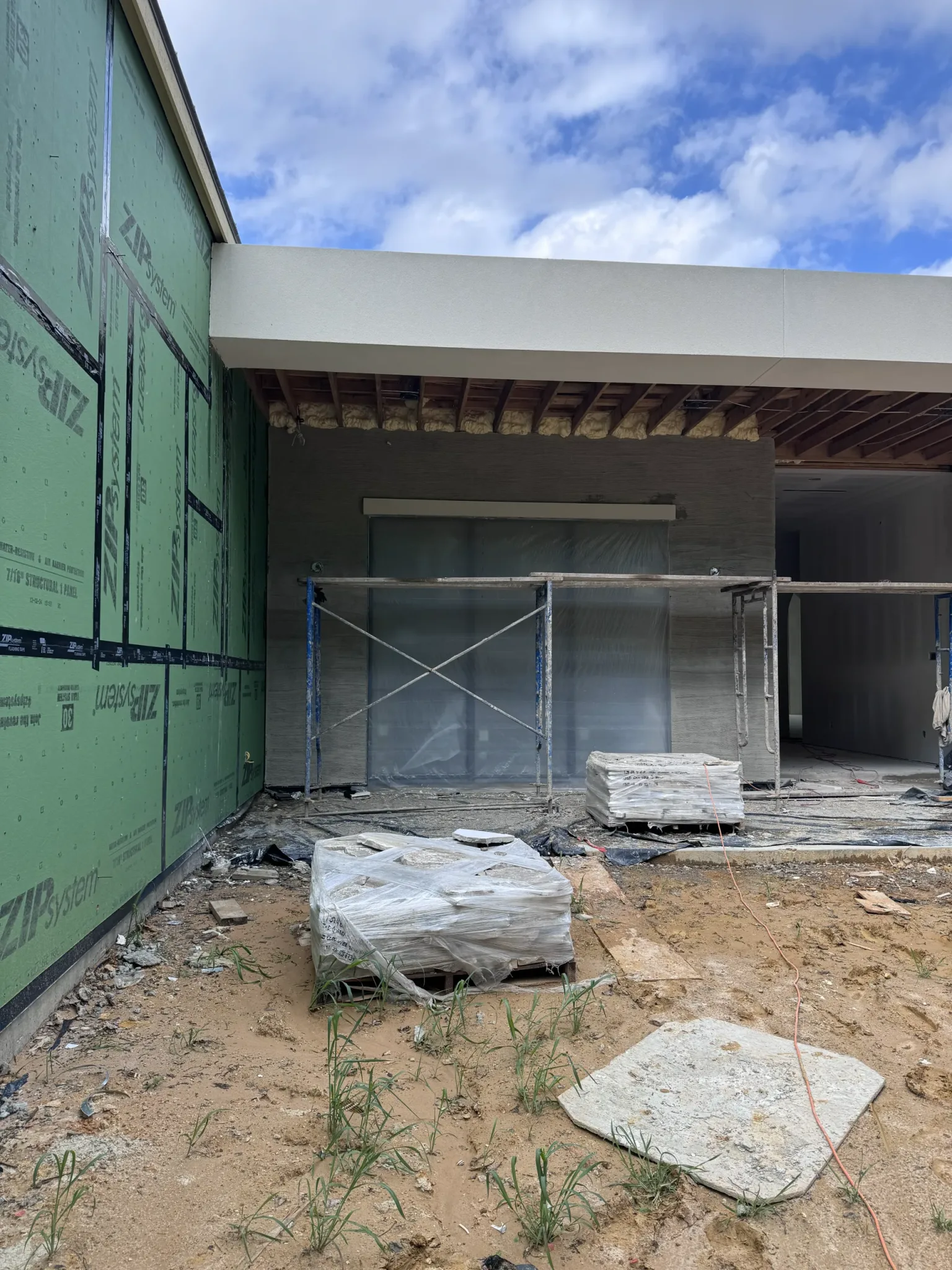 Lewes Patio Project Before Installation