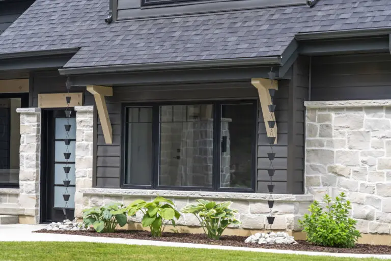 Mont Blanc Real Thin Stone Veneer White Mortar Exterior